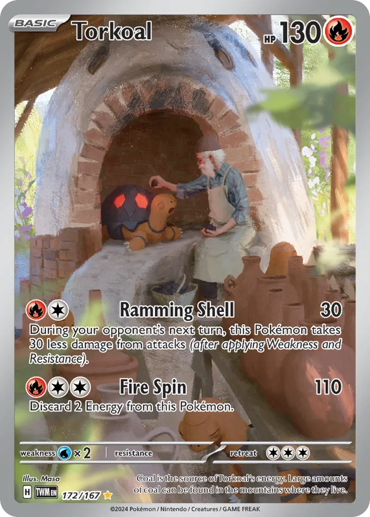 2024 Twilight Masquerade Torkoal #030/167 Common card image