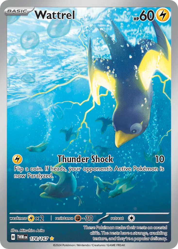 2024 Twilight Masquerade Wattrel Common #075/167 Common card image
