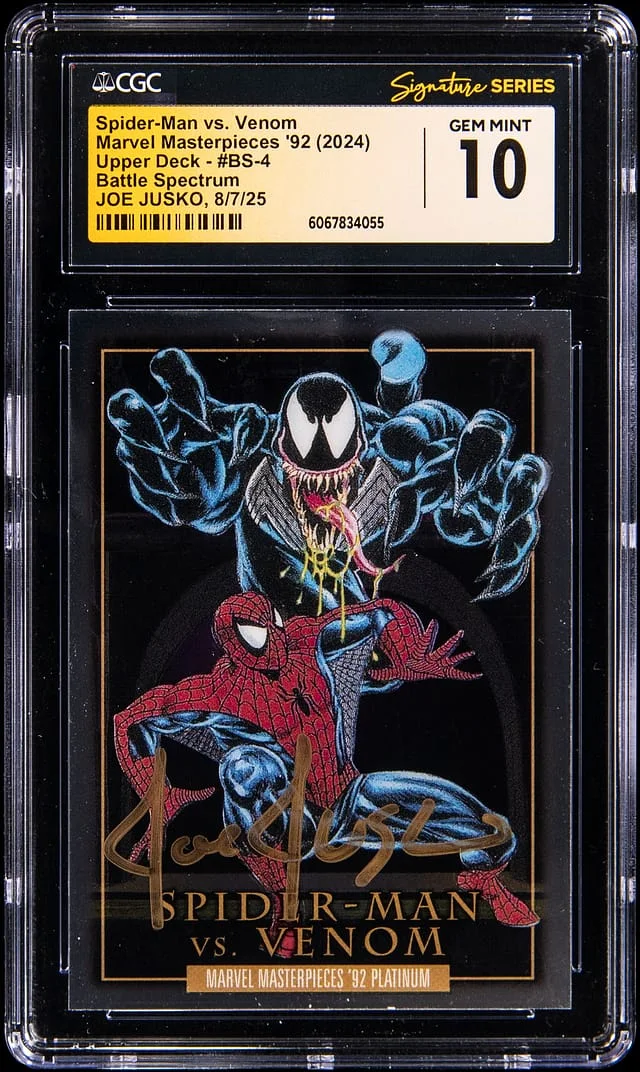 2024 Upper Deck Spider-Man vs. Venom Marvel Masterpieces '92 Battle Spectrum #BS-4 card image