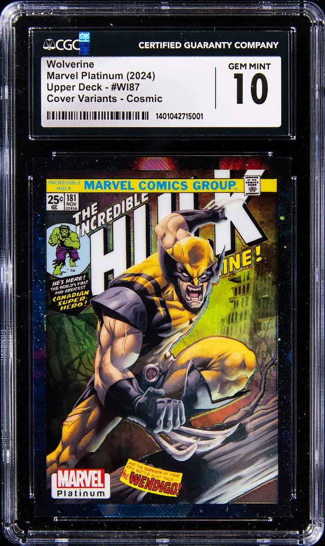 2024 Upper Deck Wolverine Marvel Platinum Cover Variants Cosmic #WI87 card image