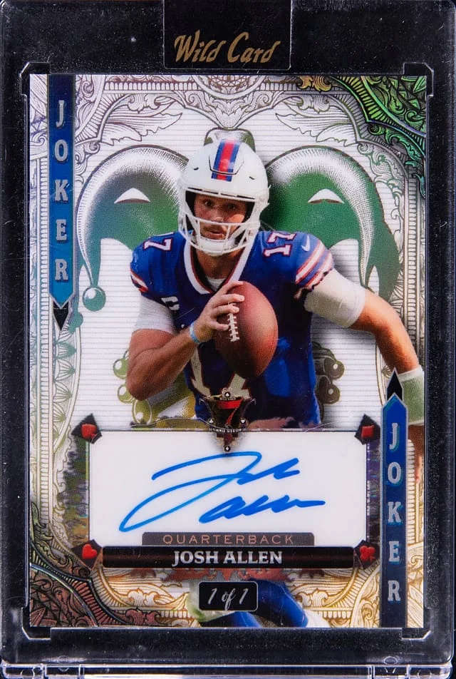 2024 Wild Card Studs Joker Josh Allen #WA7JW-JA card image