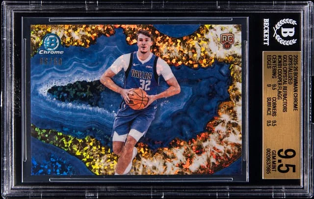 2025-26 Bowman Chrome Cooper Flagg (06/50) Crystallized Gold Crystal Refractors #CNB-1 card image