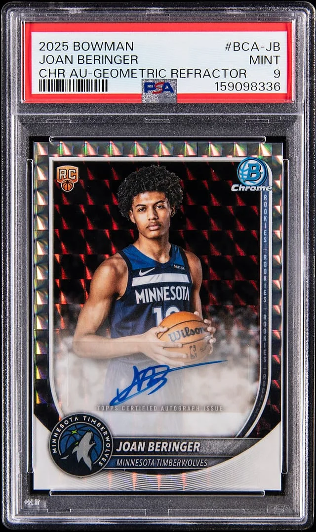 2025-26 Bowman Chrome Joan Beringer Autographs Geometric Refractor #BCA-JB card image