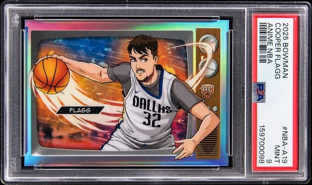 2025-26 Bowman Cooper Flagg Anime NBA #NBA-A19 card image