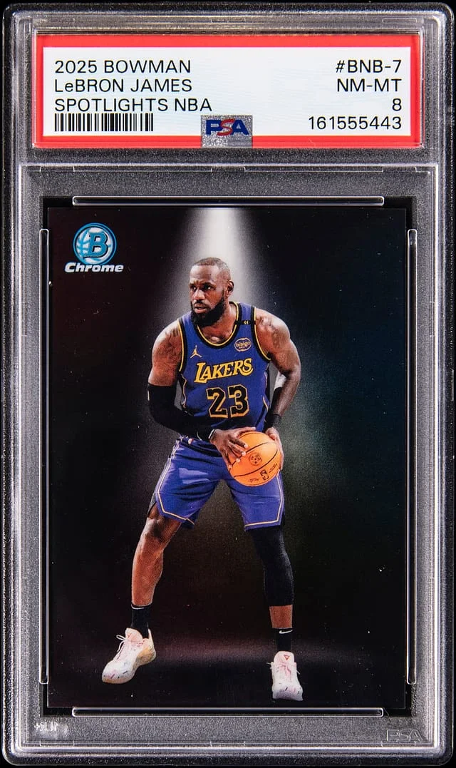 2025-26 Bowman LeBron James Spotlights NBA #BNB-7 card image