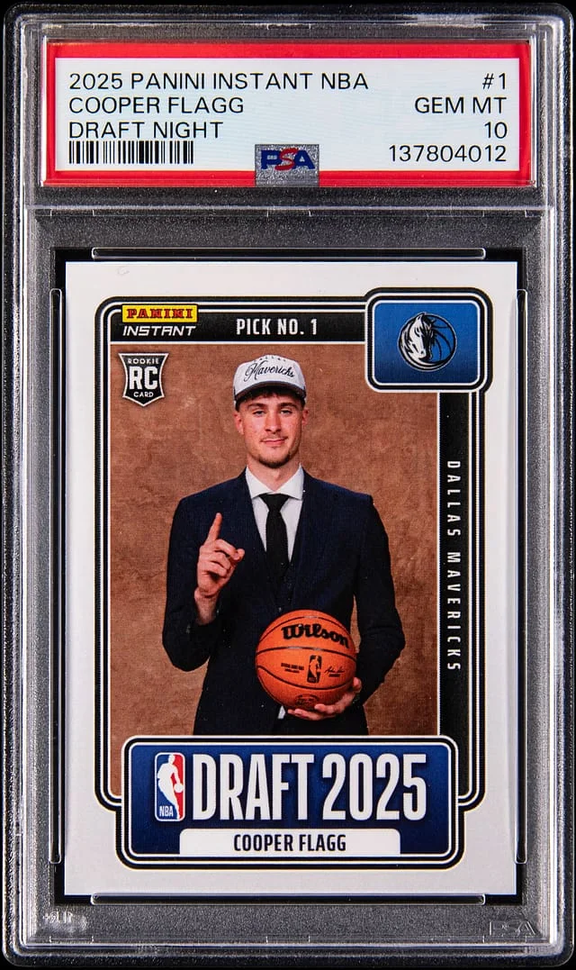 2025-26 Panini Cooper Flagg (/68,380) Instant NBA Draft Night #NBADN-1 card image