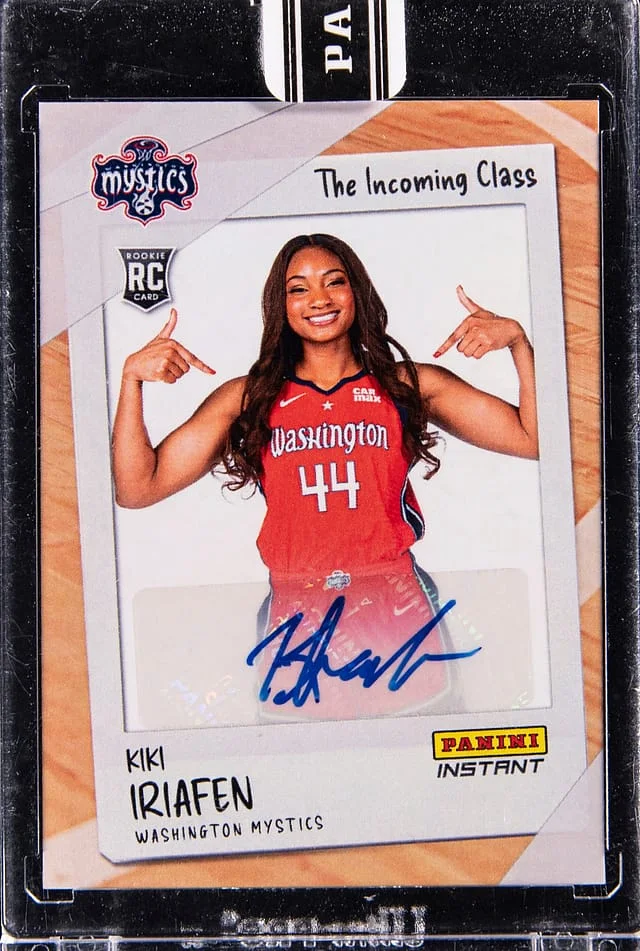 2025-26 Panini Kiki Iriafen Instant WNBA Incoming Class #IC-4 card image