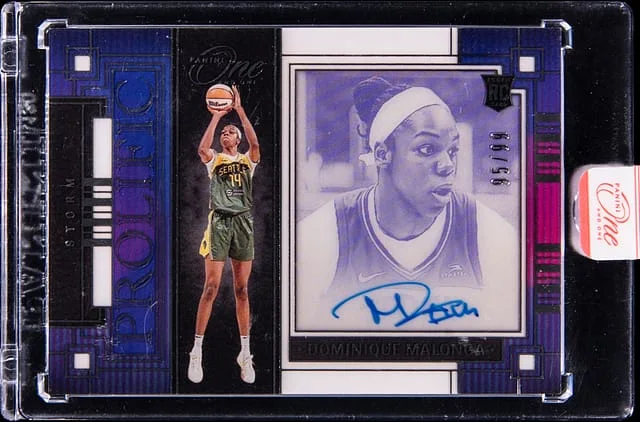 2025-26 Panini One and One Dominique Malonga WNBA Prolific Signatures #PS-DM card image