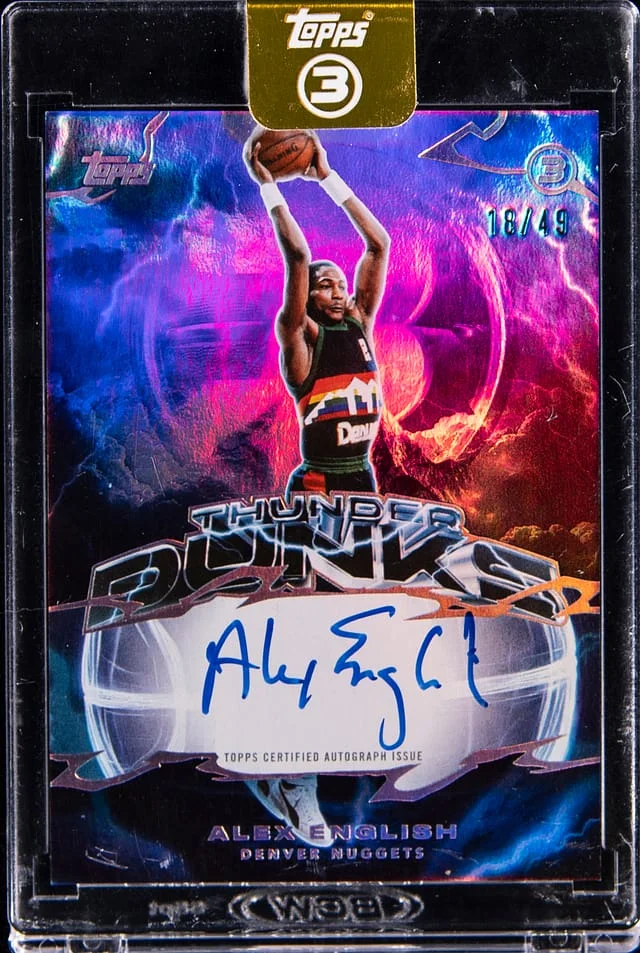 2025-26 Topps Alex English 3 Thunder Dunks #TD-AE card image