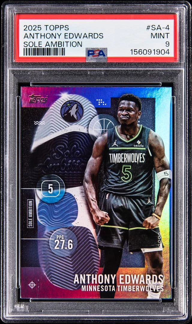 2025-26 Topps Anthony Edwards Sole Ambition #SA-4 card image