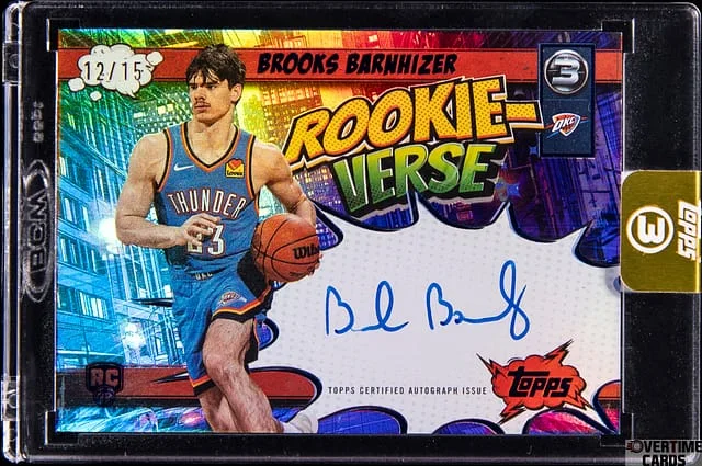 2025-26 Topps Brooks Barnhizer Three Verse #RV-BB card image