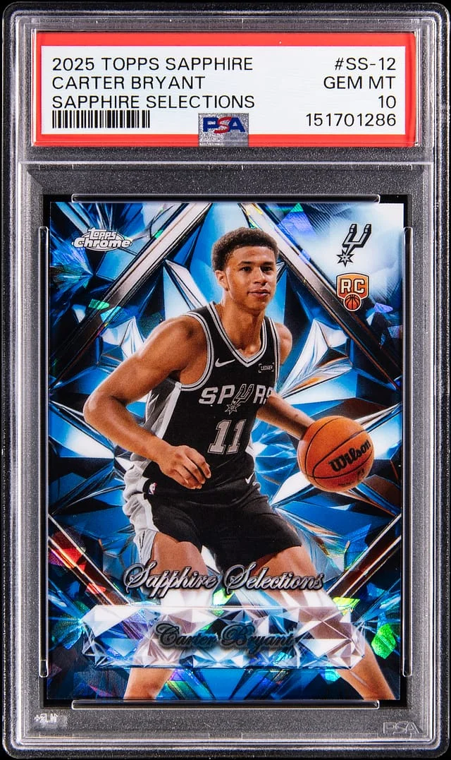 2025-26 Topps Carter Bryant Sapphire Selections #SS-12 card image