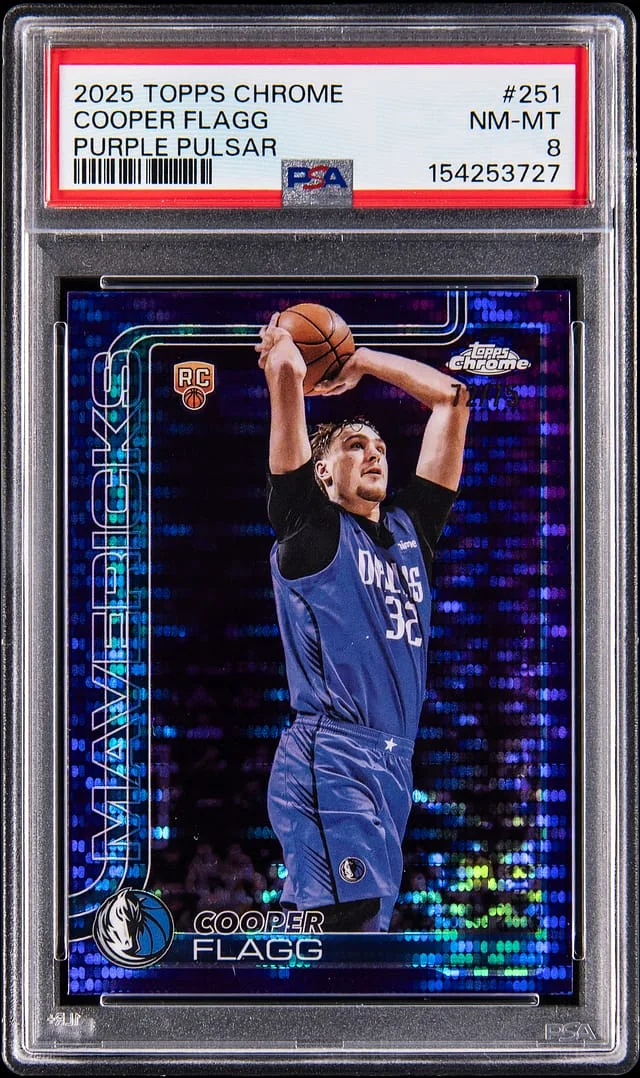 2025-26 Topps Chrome Cooper Flagg Refractor #251 card image