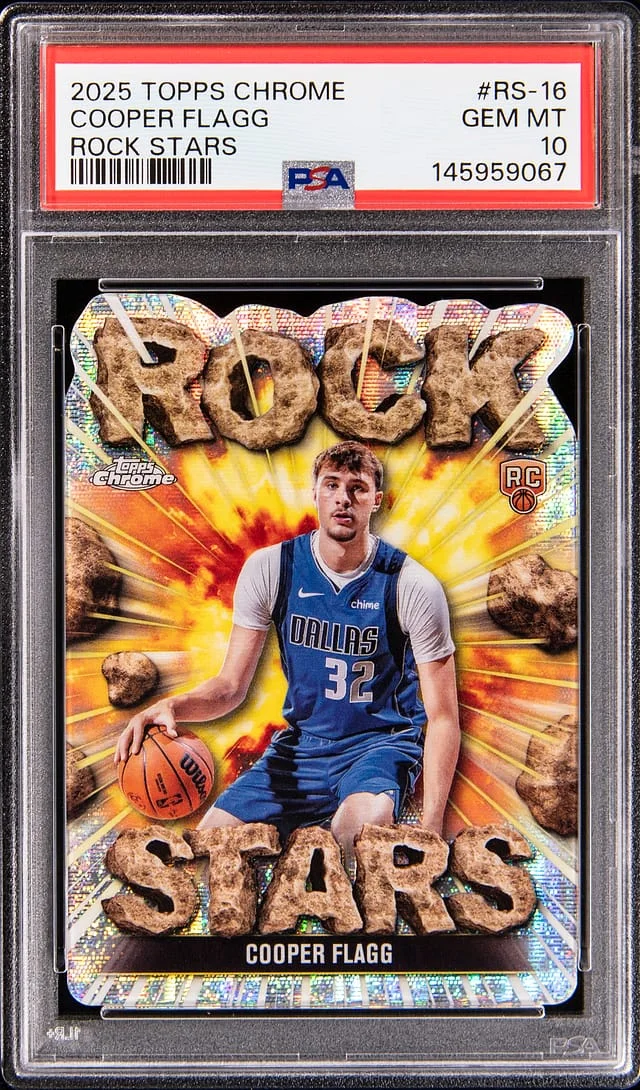 2025-26 Topps Chrome Cooper Flagg Rock Stars #RS-16 card image
