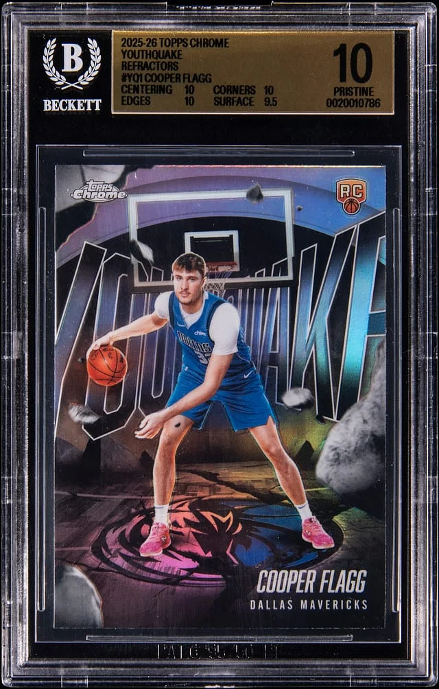 2025-26 Topps Chrome Cooper Flagg Youthquake Refractors #YQ-1 card image