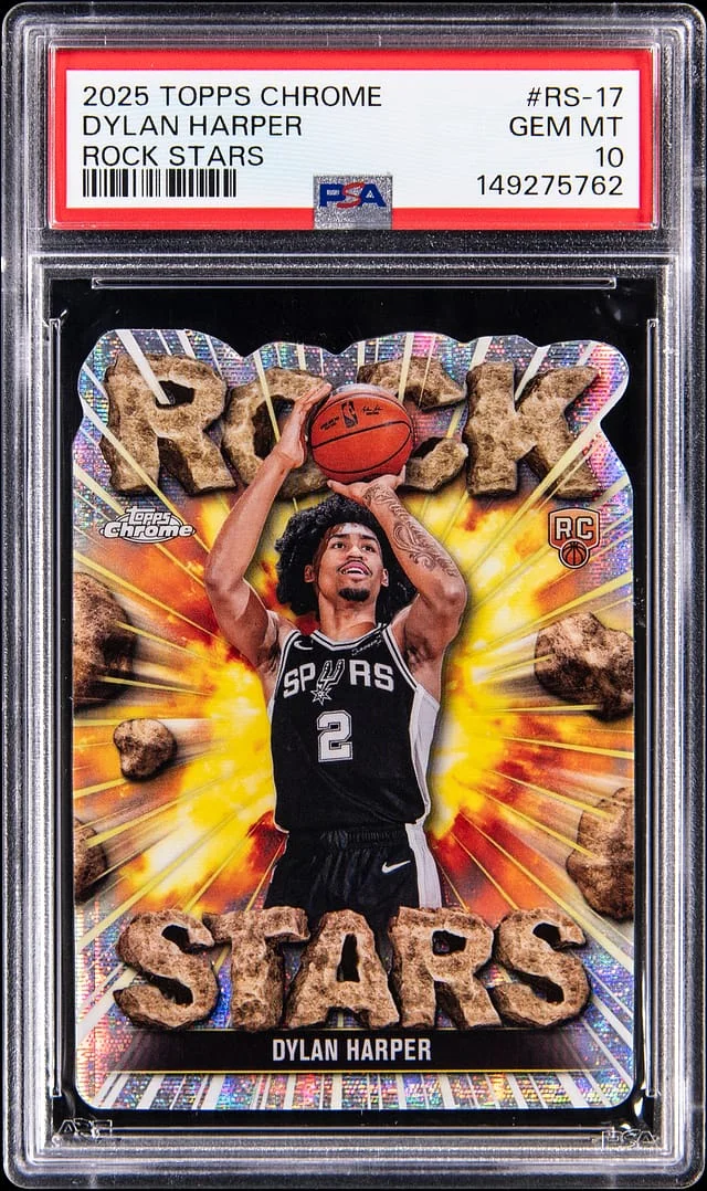 2025-26 Topps Chrome Dylan Harper Rock Stars #RS-17 card image