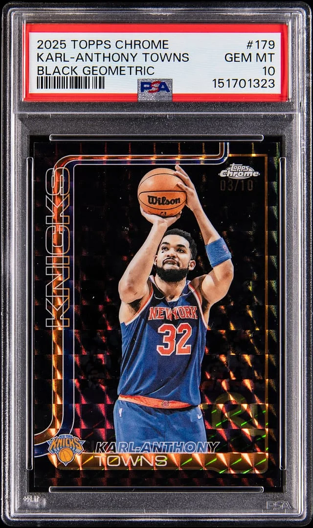 2025-26 Topps Chrome Karl-Anthony Towns Geometric #179 card image