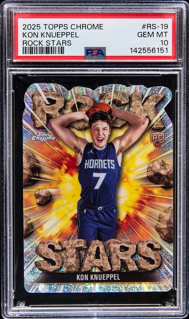 2025-26 Topps Chrome Kon Knueppel : Rock Stars #RS-19 card image