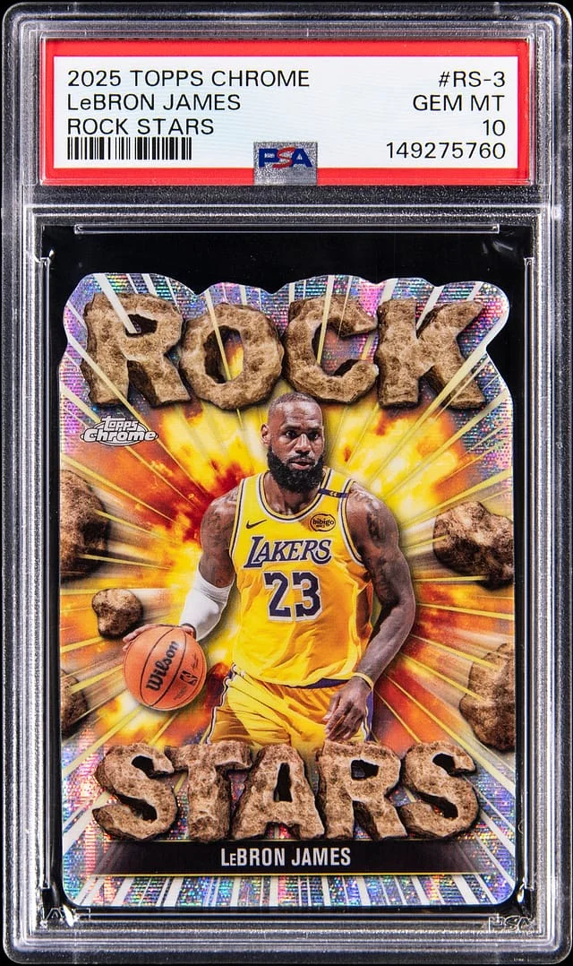 2025-26 Topps Chrome LeBron James Rock Stars #RS-3 card image