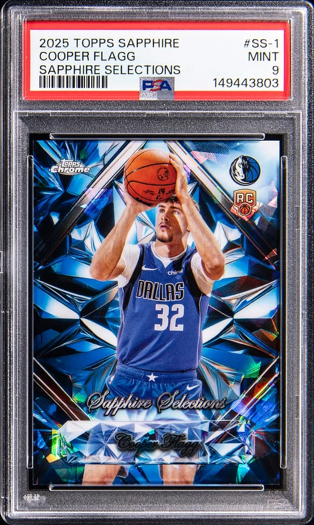 2025-26 Topps Chrome Sapphire Cooper Flagg Selections #SS-1 card image