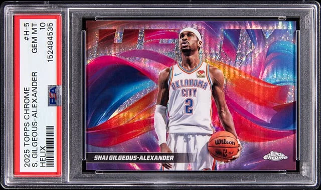 2025-26 Topps Chrome Shai Gilgeous-Alexander Helix #H-5 card image