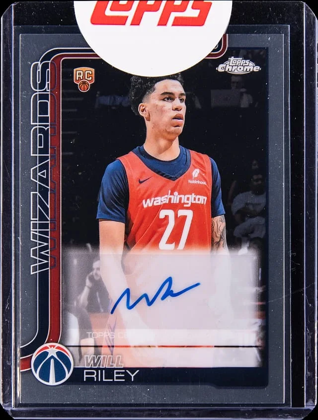 2025-26 Topps Chrome Will Riley Autograph #TCAR-WR card image