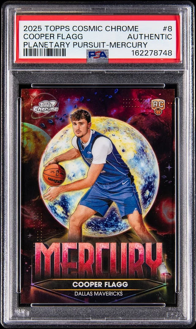 2025-26 Topps Cooper Flag Cosmic Chrome Planetary Pursuit Mercury #PPM-8 card image