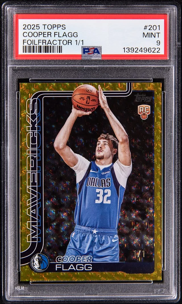 2025-26 Topps Cooper Flagg Red Diamante #201 card image