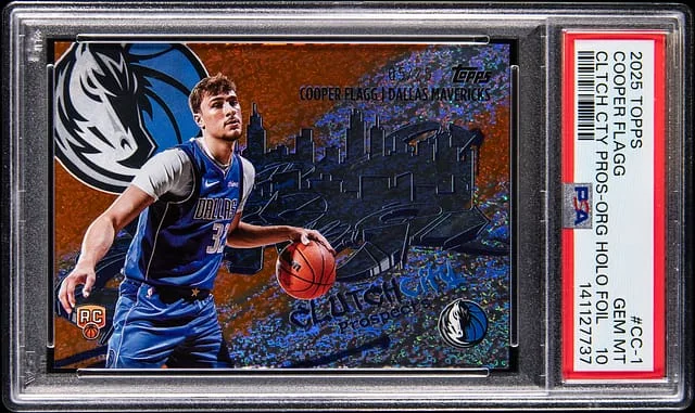 2025-26 Topps Cooper Flagg Clutch City Prospects #CC-1 card image