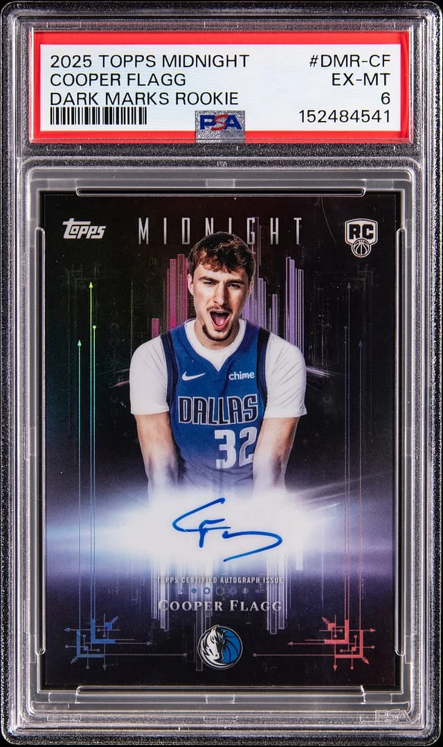 2025-26 Topps Cooper Flagg Midnight Dark Marks #DMR-CF card image