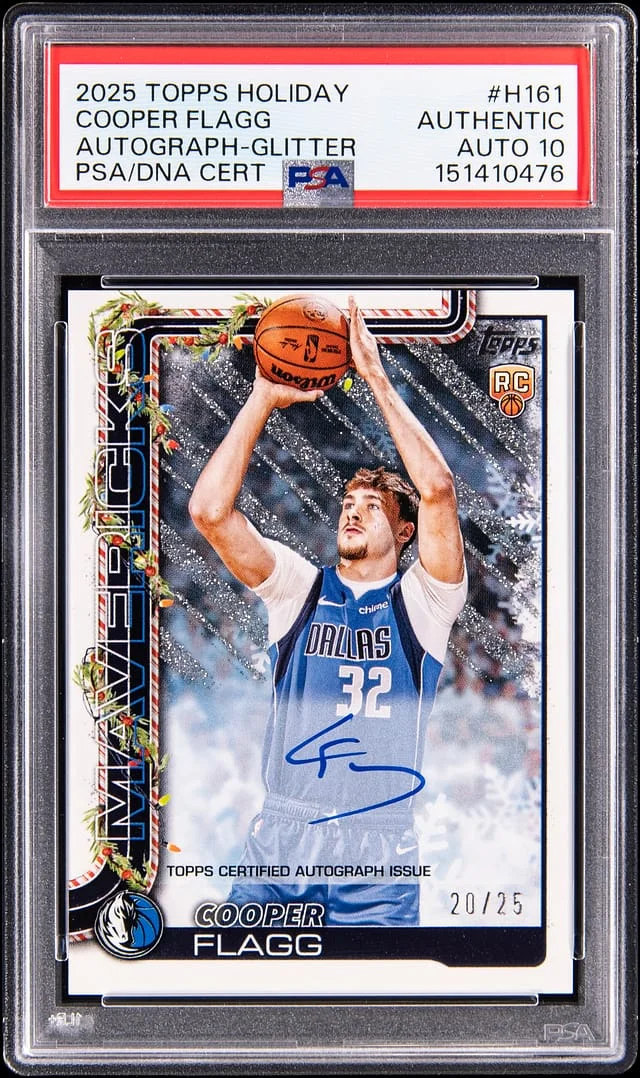2025-26 Topps Cooper Flagg Holiday Autograph #H161 card image