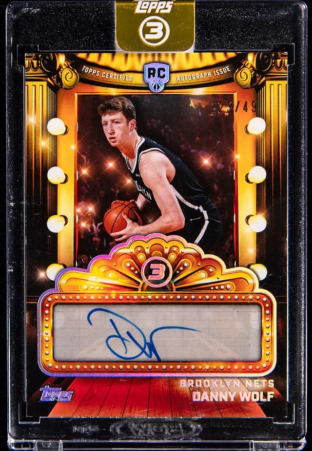 2025-26 Topps Danny Wolf 3 Next Feature #NF-DW card image