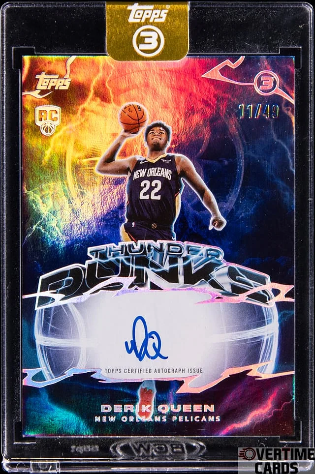 2025-26 Topps Derik Queen 3 Thunder Dunks #TD-DQ card image