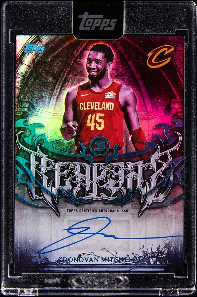 2025-26 Topps Donovan Mitchell 3 Rim Reapers #RR-DM card image