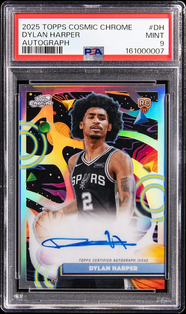2025-26 Topps Dylan Harper Cosmic Chrome Autograph #CCA-DH card image