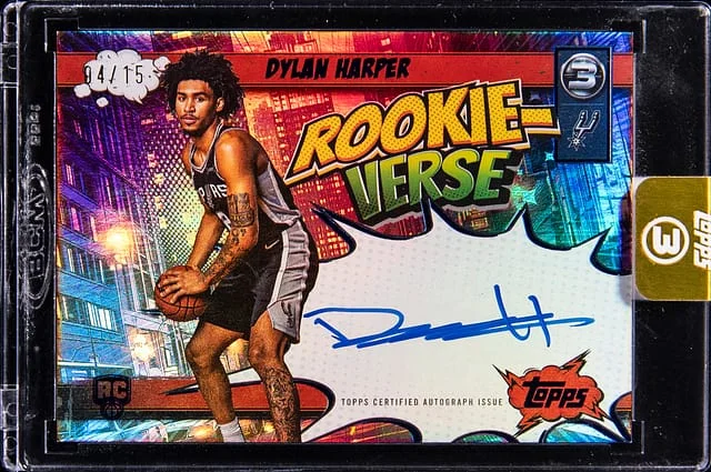 2025-26 Topps Dylan Harper 3 Rookieverse #RV-DH card image