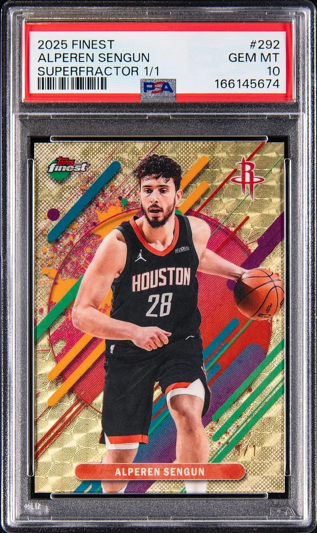 2025-26 Topps Finest Alperen Sengun SuperFractor #292 card image