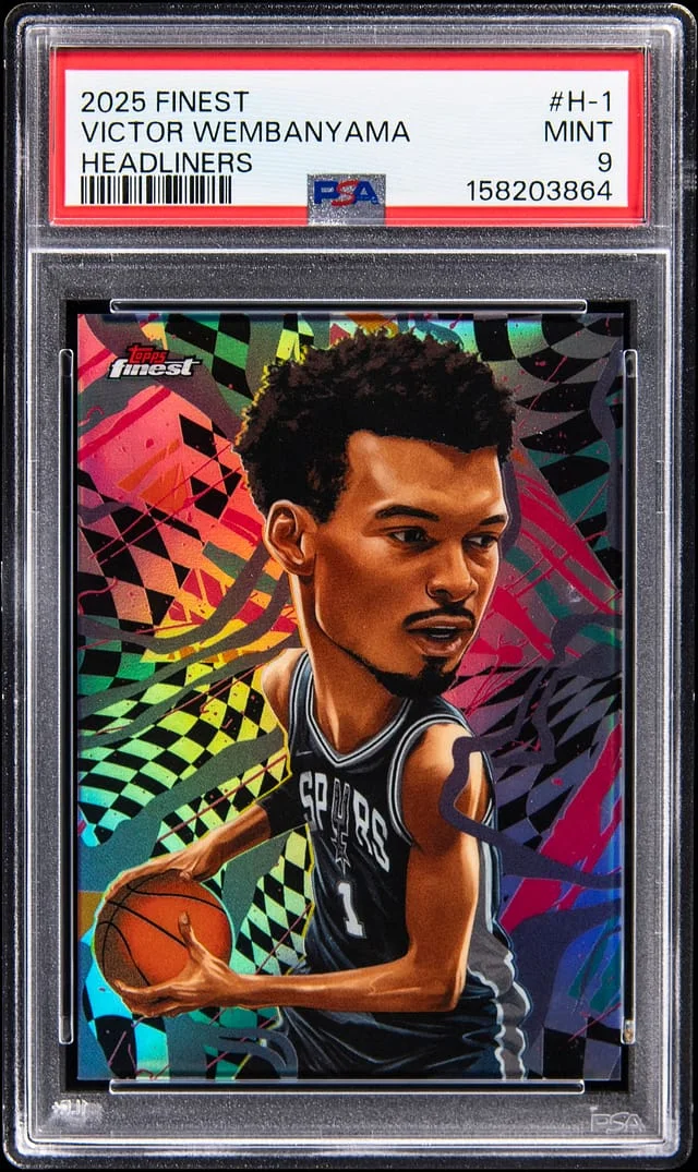 2025-26 Topps Finest Victor Wembanyama Headliners #H-1 card image