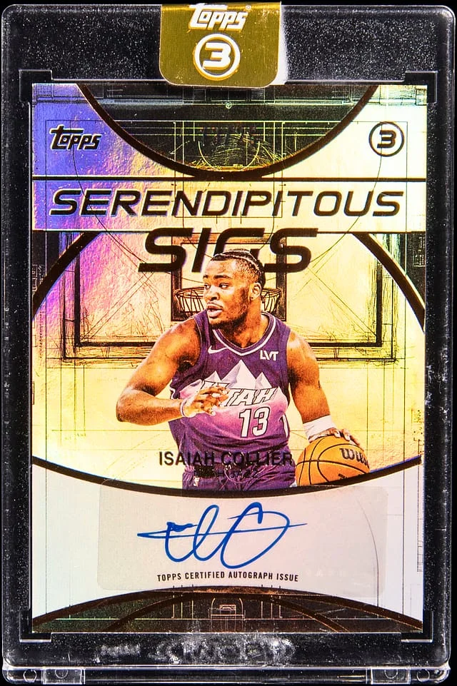 2025-26 Topps Isaiah Collier 3 Serendipitous Signatures #SS-IC card image