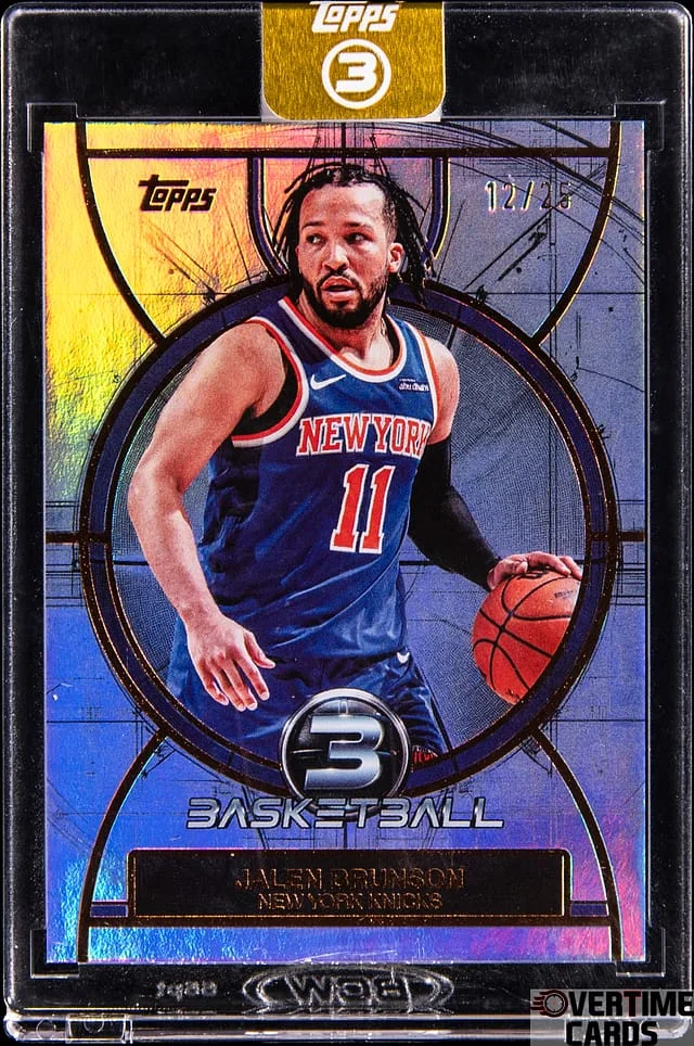 2025-26 Topps Jalen Brunson - Topps Encased Three #55 card image