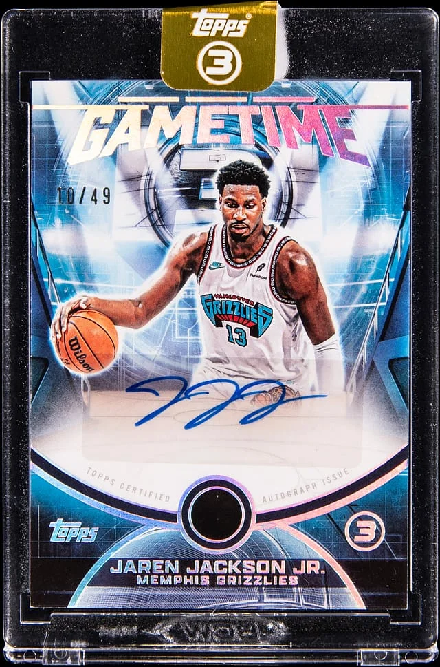 2025-26 Topps Jaren Jackson Jr. 3 Game Time Graphs #GT-JJ card image