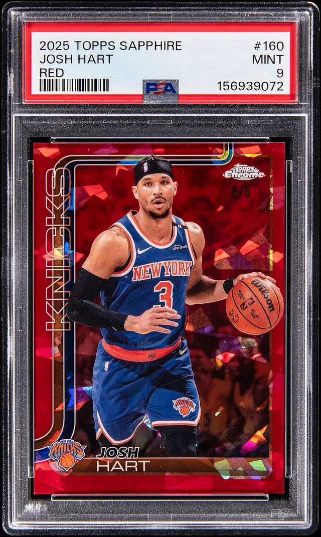 2025-26 Topps Josh Hart Sapphire Red #160 card image