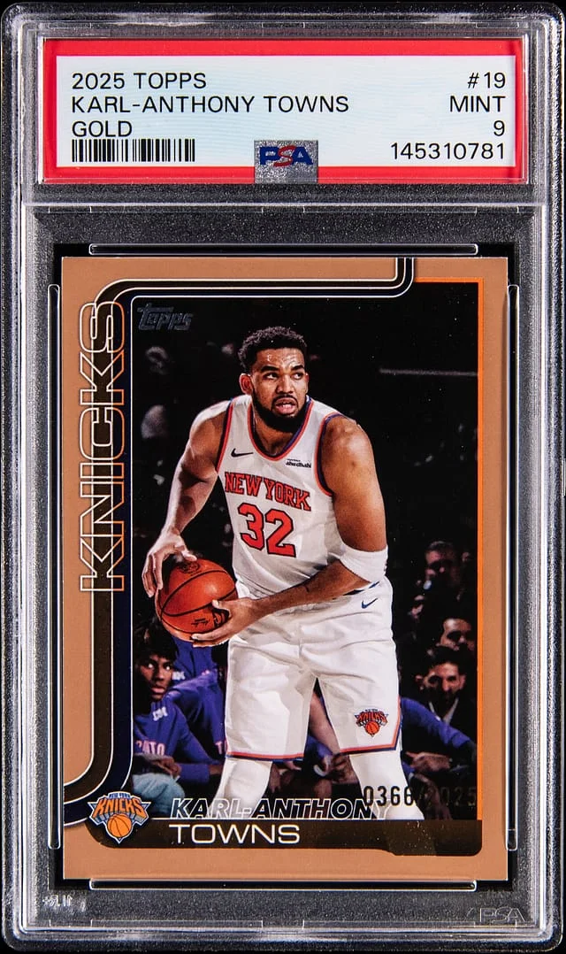 2025-26 Topps Karl-Anthony Towns Gold #19 card image