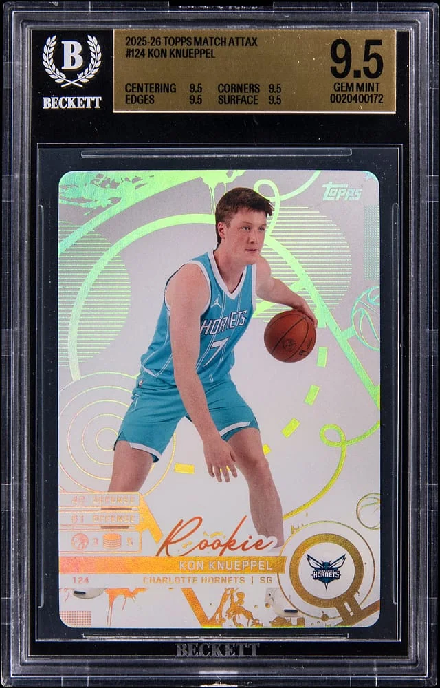 2025-26 Topps Kon Knueppel Match Attax #124 card image