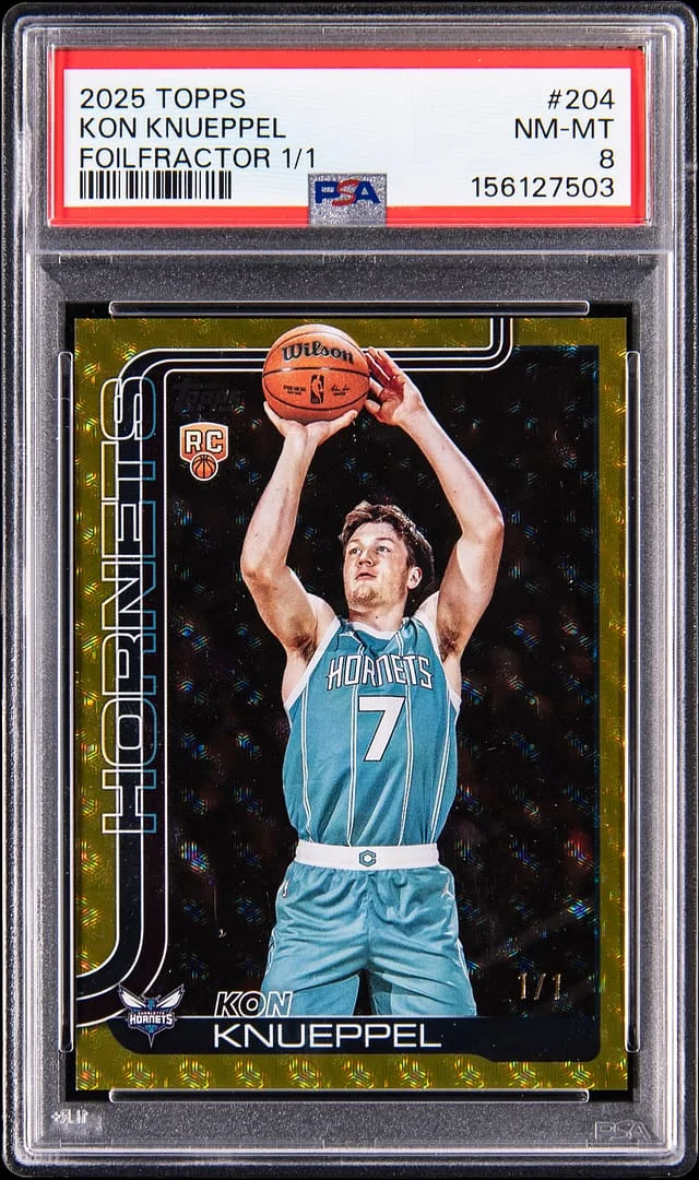 2025-26 Topps Kon Knueppel FoilFractor #204 card image