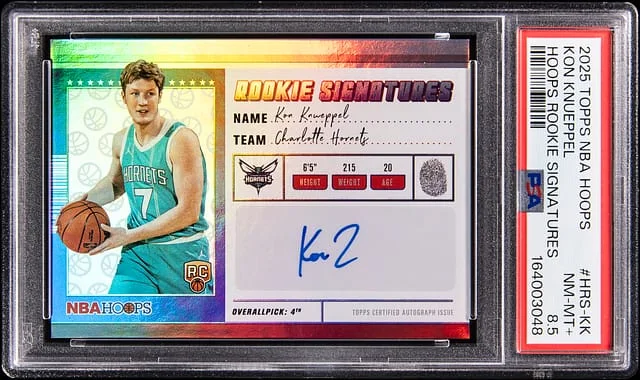 2025-26 Topps Kon Knueppel NBA Hoops Signatures #HRS-KK card image
