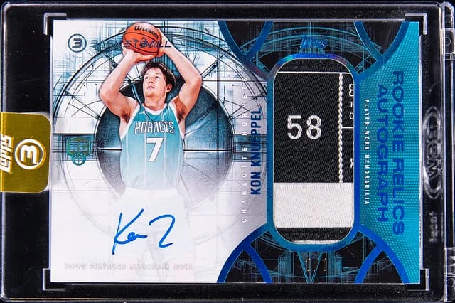 2025-26 Topps Kon Knueppel 3 Relics Autographs Bronze #RRA-KK card image