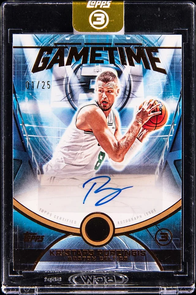 2025-26 Topps Kristaps Porzingis 3 Game Time Graphs #GT-KP card image