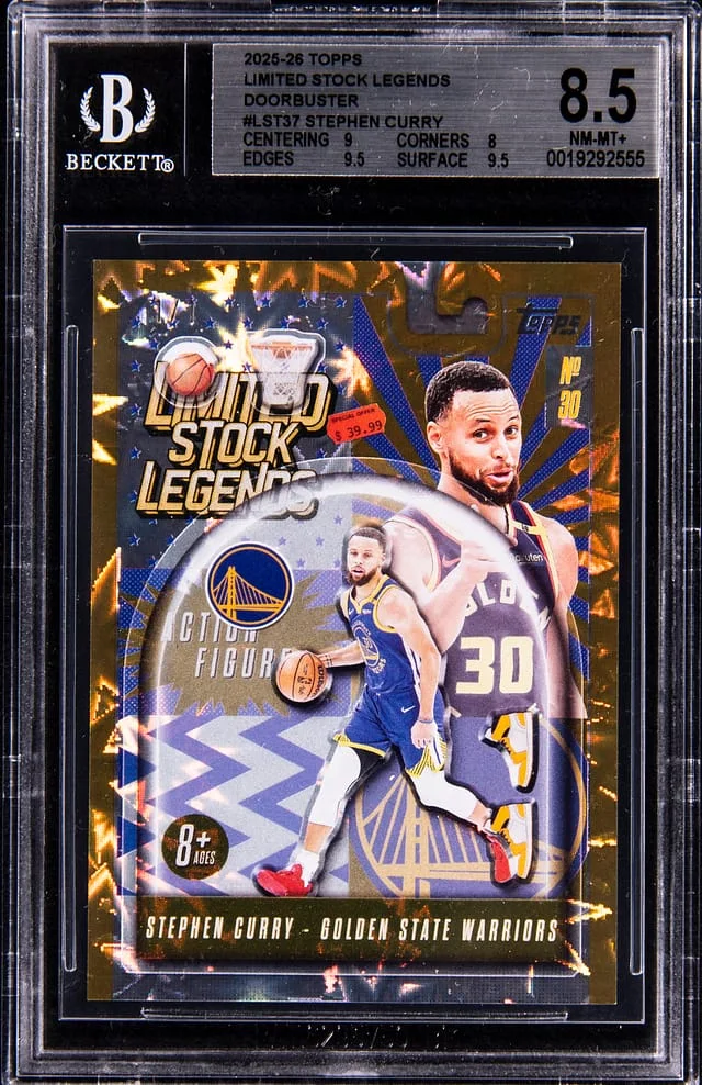 2025-26 Topps Limited Stephen Curry Stock Legends Doorbuster #LST-37 card image