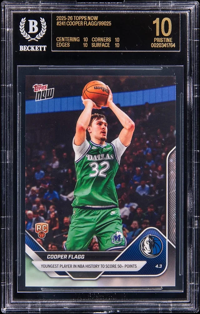 2025-26 Topps Now Cooper Flagg #241 card image
